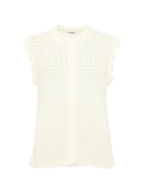 ERES Aurora scalloped top - Neutrals - zdjęcie produktu nr 1