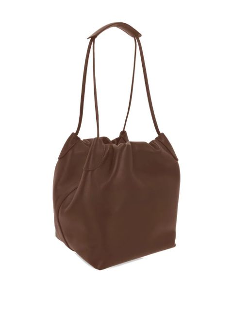 Loro Piana leather bucket bag - Brown