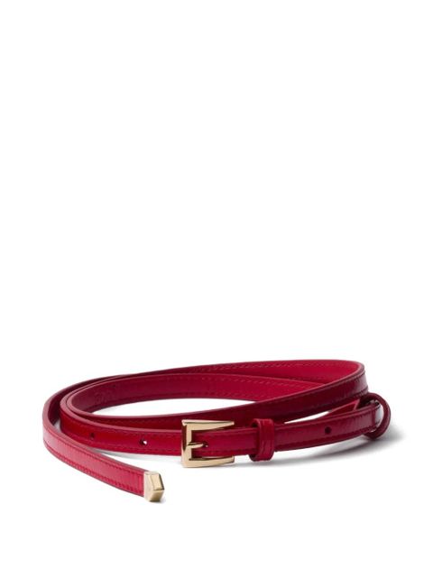 Prada buckle leather belt - Red - zdjęcie produktu nr 1