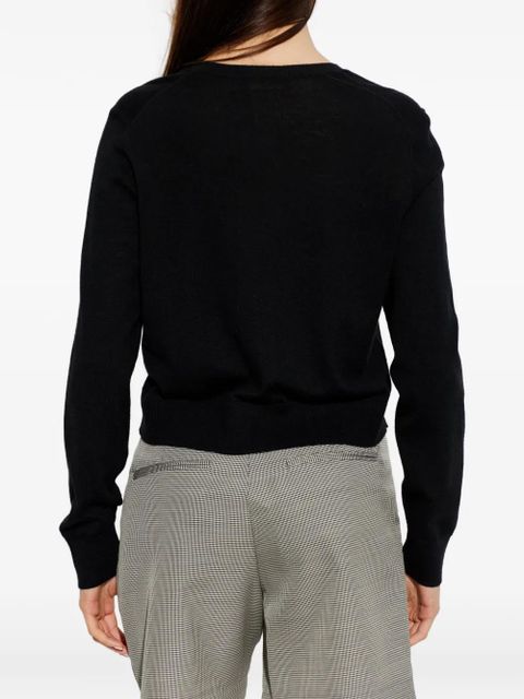 ANINE BING button-fastening cardigan - Black