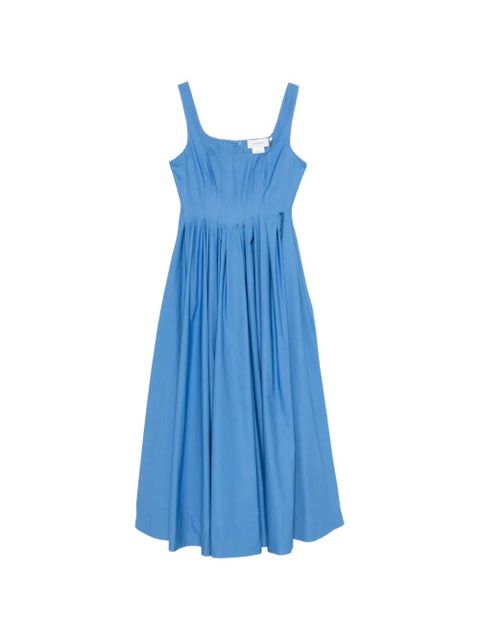 Sportmax Giro square-neck A-line maxi dress - Blue - zdjęcie produktu nr 1