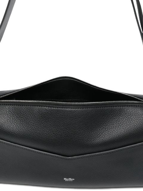 Max Mara small Mxaskipper leather shoulder bag - Black