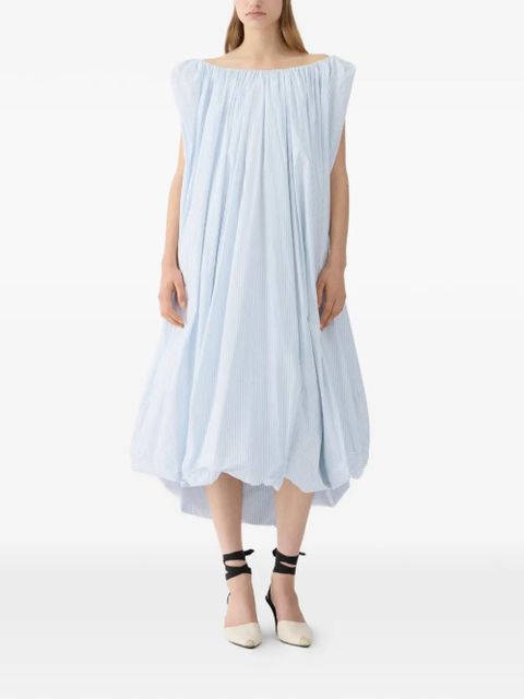 Jacquemus striped gathered dress - Blue - zdjęcie produktu nr 2