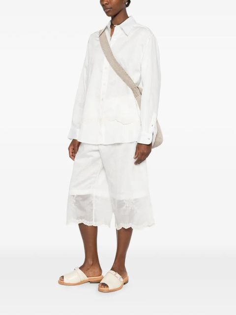 OUR LEGACY Frill bermuda shorts - Neutrals - zdjęcie produktu nr 2