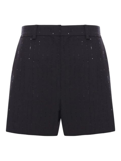 Max Mara crystal-embellished wool shorts - Black - zdjęcie produktu nr 1