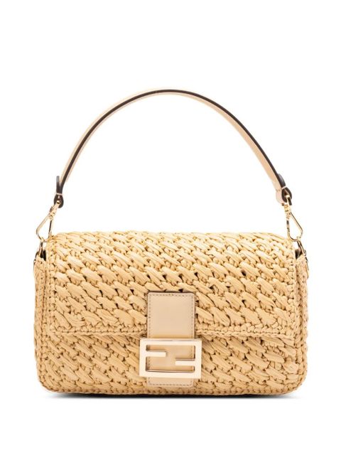 FENDI woven crossbody bag - Neutrals - zdjęcie produktu nr 1