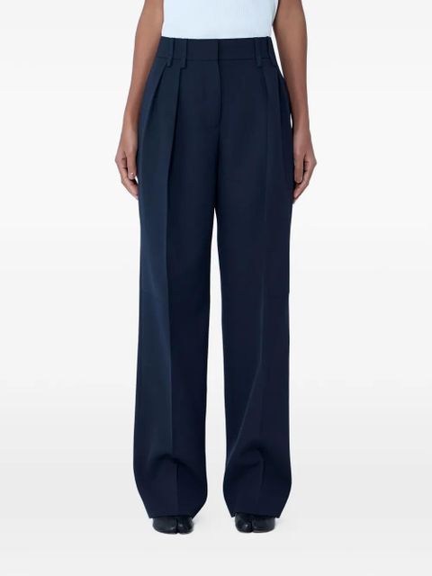 Jil Sander pleated trousers - Blue - zdjęcie produktu nr 1