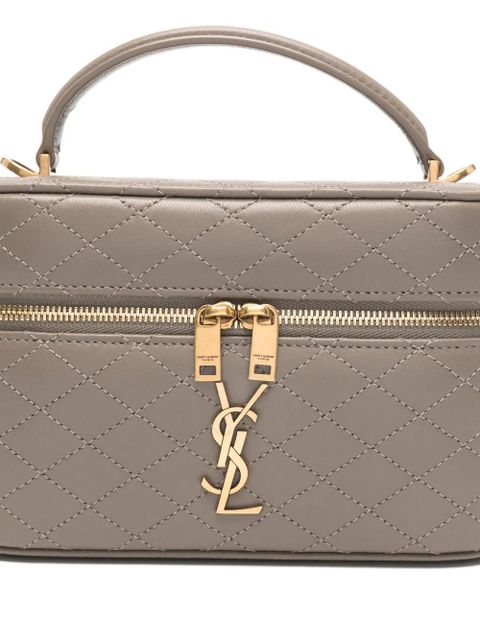 Saint Laurent quilted clutch bag - Grey