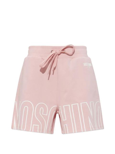 Moschino logo-print shorts - Pink - zdjęcie produktu nr 1