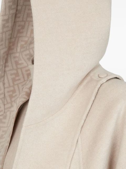 FENDI wool blend jacket - Neutrals