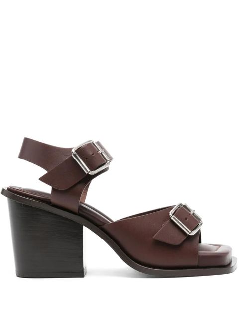 LEMAIRE 90mm leather sandals - Brown - zdjęcie produktu nr 1