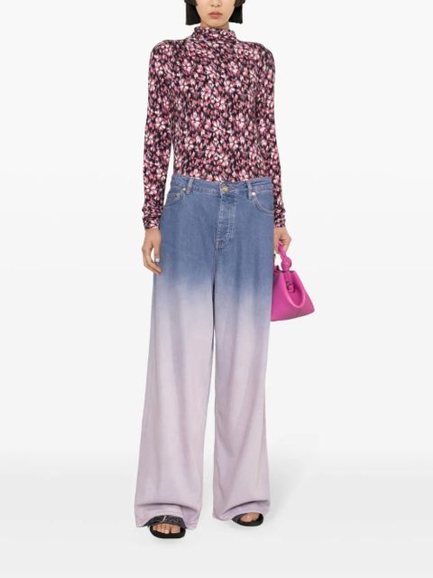 GANNI Future high-rise wide-leg jeans - Blue - zdjęcie produktu nr 2