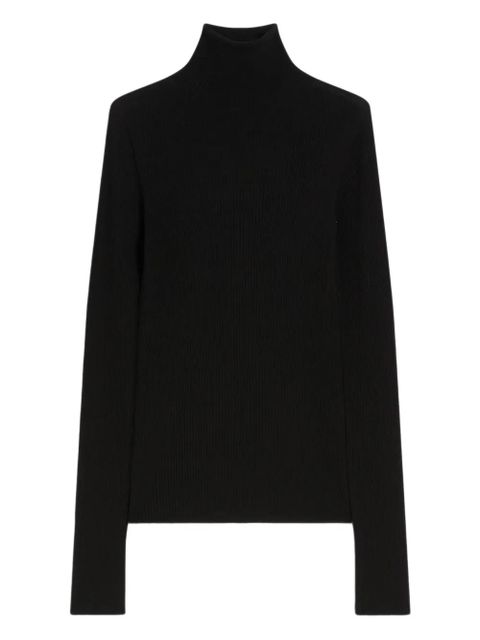 Sportmax ribbed turtleneck top - Black - zdjęcie produktu nr 1