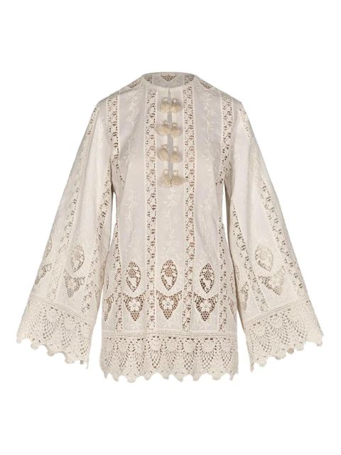 Johanna Ortiz Vision Seeking mini dress - White - zdjęcie produktu nr 1