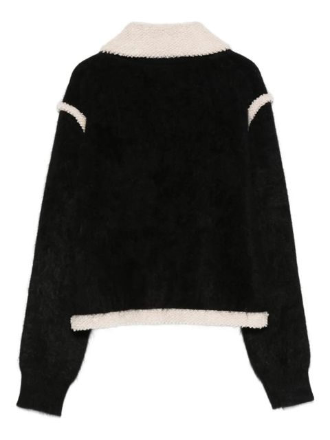 Guest In Residence zip cashmere cardigan - Black