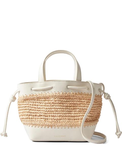 Claudie Pierlot Alban woven handle tote bag - Neutrals - zdjęcie produktu nr 1