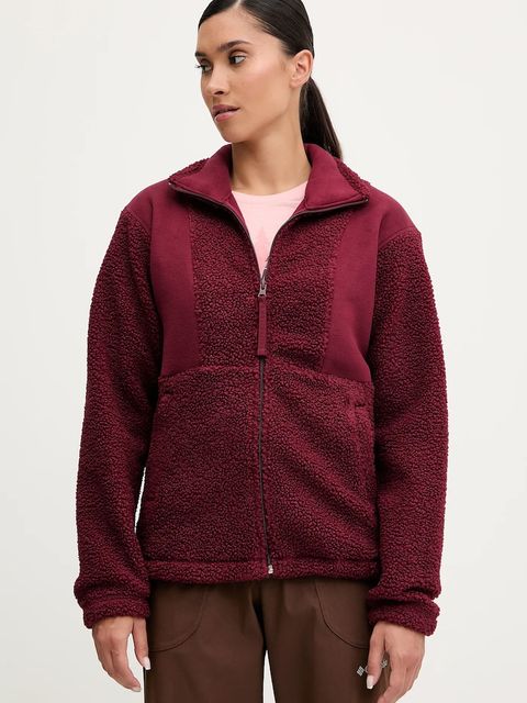 Columbia bluza sportowa Panorama kolor bordowy gładka 2085883 - zdjęcie produktu nr 1