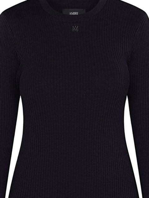 AMIRI long-sleeve mini dress - Black - zdjęcie produktu nr 2