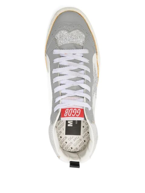 Golden Goose Mid Star lace-up sneakers - White