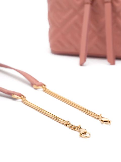 FENDI quilted top-handle make-up bag - Pink