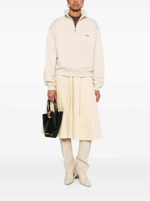 Jacquemus Le camionneur Gros Grain sweatshirt - Neutrals