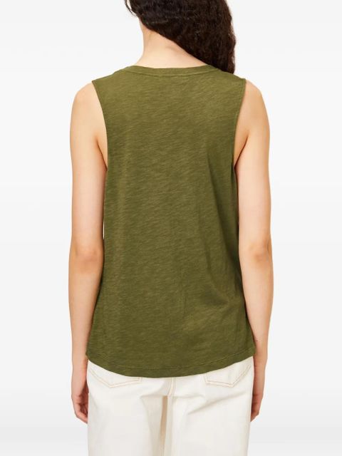 American Vintage U-neck tank top - Green
