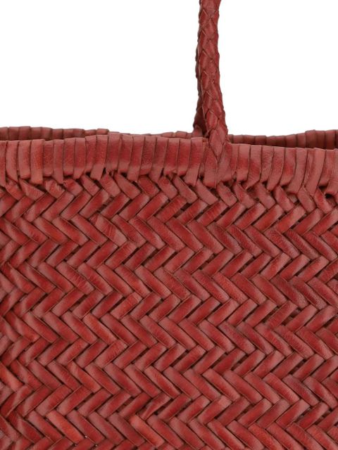 DRAGON DIFFUSION mini Flat Gora handwoven tote bag - Red - zdjęcie produktu nr 2