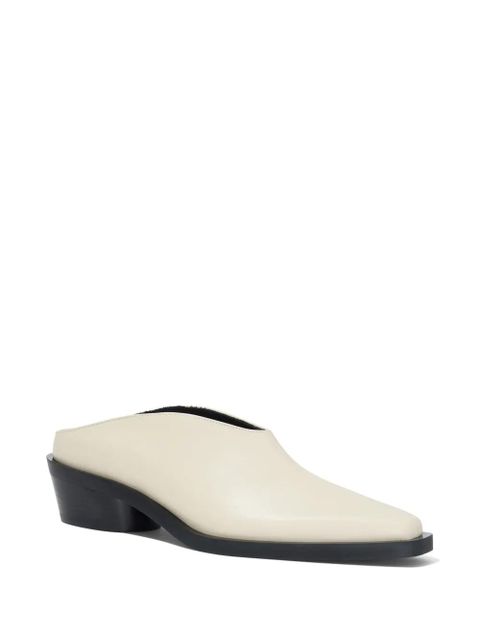 Proenza Schouler Bronco leather mules - Neutrals - zdjęcie produktu nr 2