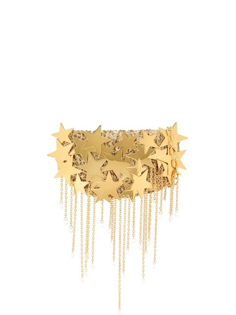 JW Pei Anika star-embellished shoulder bag - Gold - zdjęcie produktu nr 1