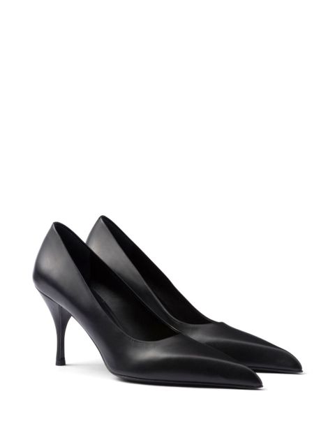 Prada 85mm leather pumps - Black - zdjęcie produktu nr 2