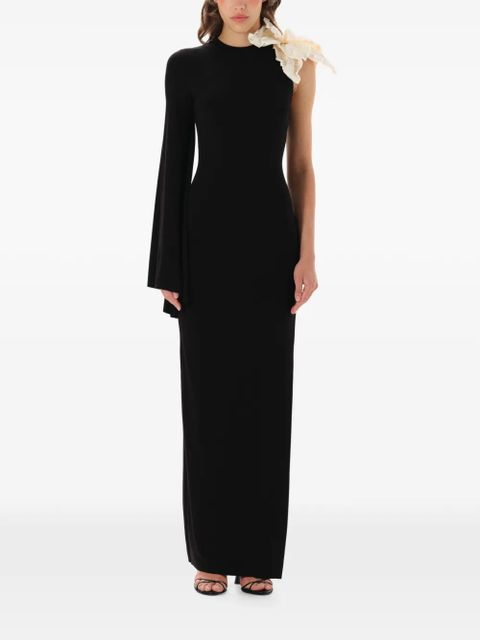 MANURÍ Dina Darling one-shoulder maxi dress - Black - zdjęcie produktu nr 2