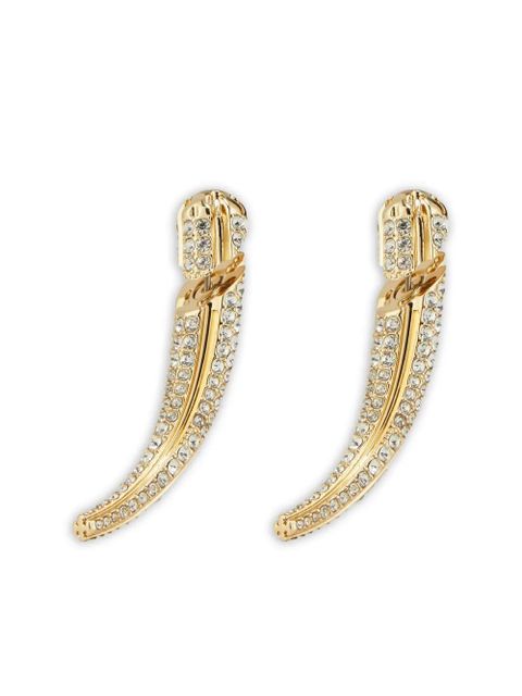 Tory Burch crystal-pavé spike earrings - Gold - zdjęcie produktu nr 1