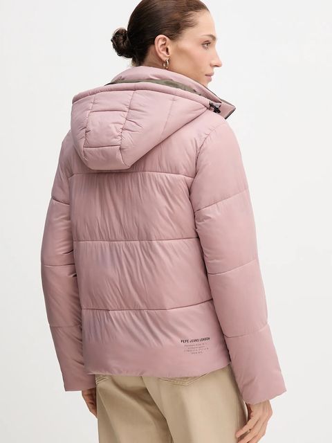 Pepe Jeans kurtka kolor różowy zimowa PL4024339