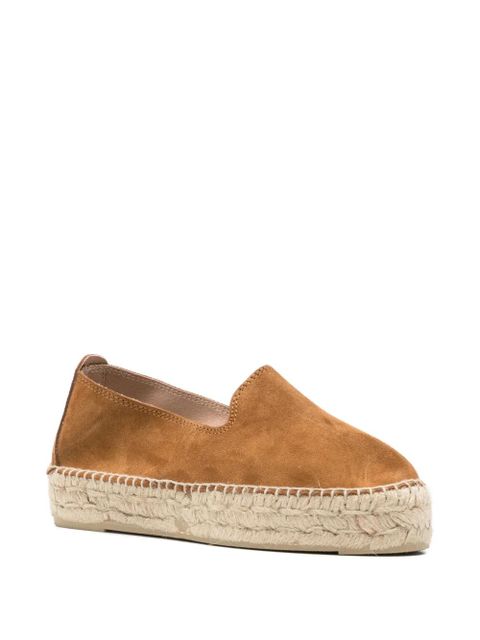 Manebi Hamptons round-toe platform espadrilles - Brown - zdjęcie produktu nr 2