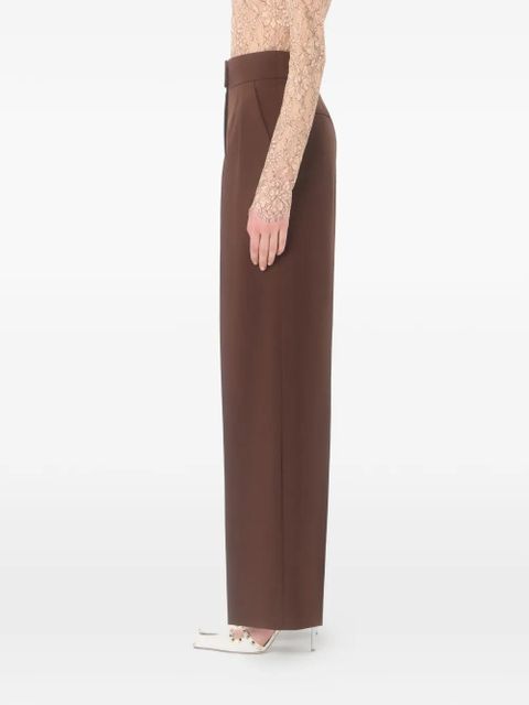 Valentino Garavani British mohair trousers - Brown