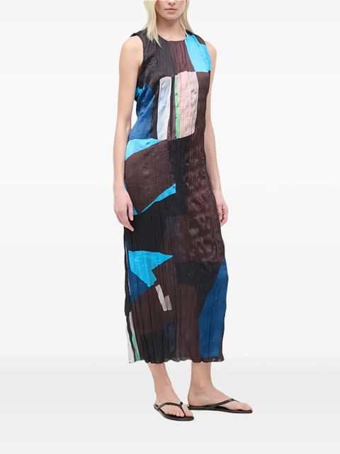 STAUD Mizu dress - Brown - zdjęcie produktu nr 2