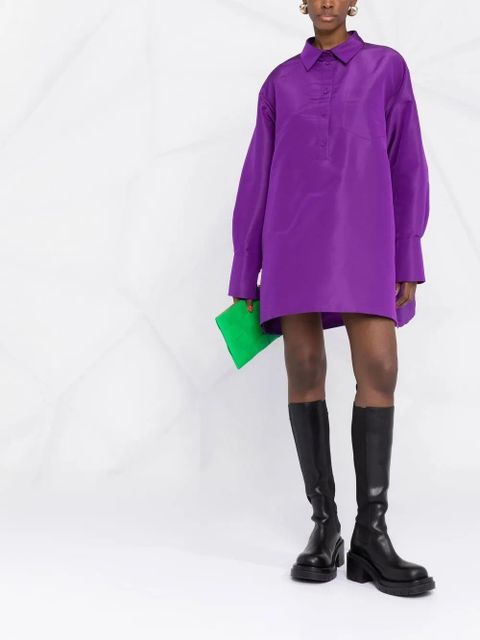 Valentino Garavani long-sleeve button-up shirt - Purple