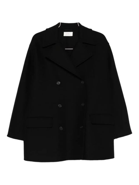The Row Azuron double-breasted coat - Black