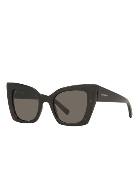 Saint Laurent Eyewear cat-eye sunglasses - Green - zdjęcie produktu nr 2