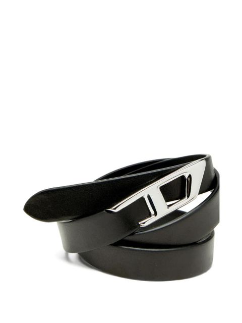 Diesel B-D logo leather belt - Black - zdjęcie produktu nr 2