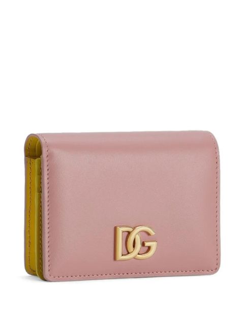 Dolce & Gabbana DG-plaque wallet - Pink