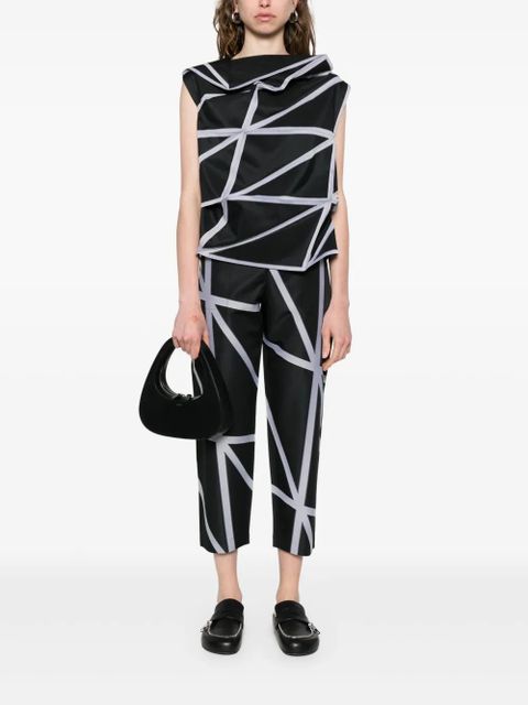 132 5. Issey Miyake NO.5 jacquard trousers - Black - zdjęcie produktu nr 2