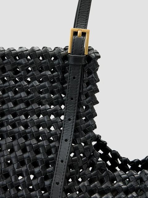 AllSaints torebka skórzana ARA kolor czarny W378XC - zdjęcie produktu nr 2