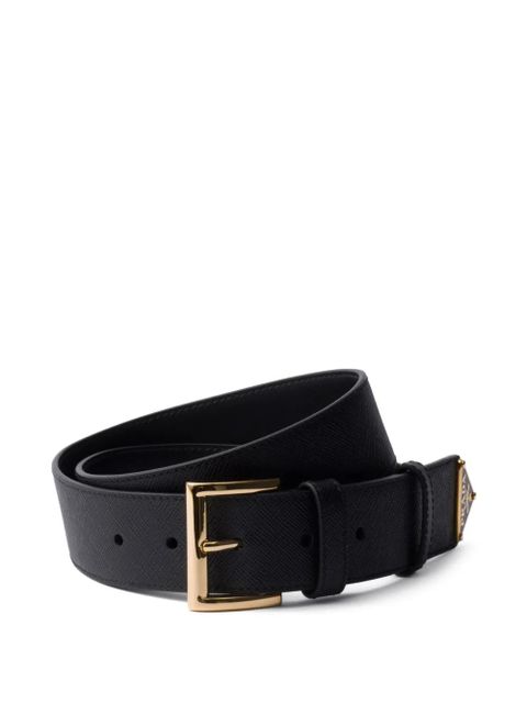 Prada Saffiano-leather belt - Black - zdjęcie produktu nr 1