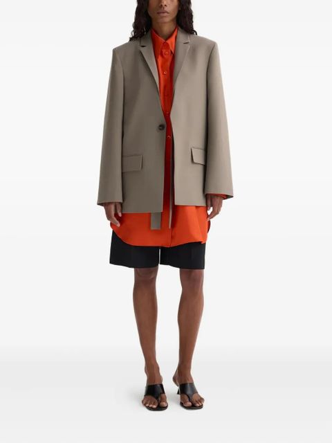 Róhe Deconstructed belted blazer - Brown - zdjęcie produktu nr 2