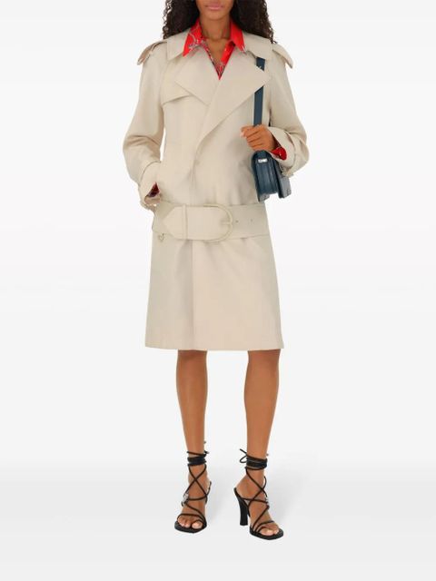 Burberry double-breasted short trench coat - Neutrals - zdjęcie produktu nr 2