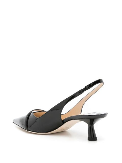 Jimmy Choo Amita 65mm leather pumps - Black