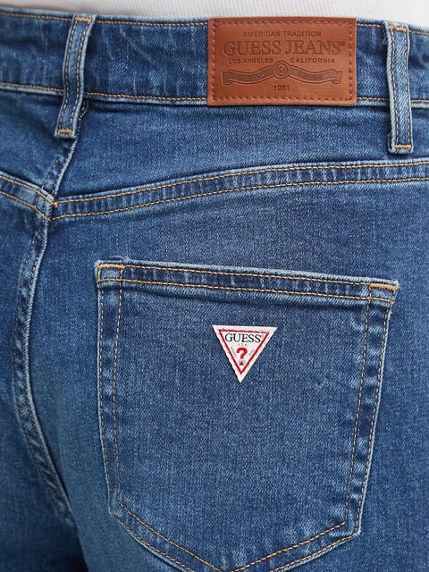 Guess Jeans jeansy damskie kolor niebieski W5BA2Z D5RAA