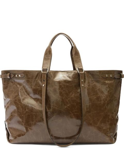 ISABEL MARANT Winna Tote leather shoulder bag - Green - zdjęcie produktu nr 1