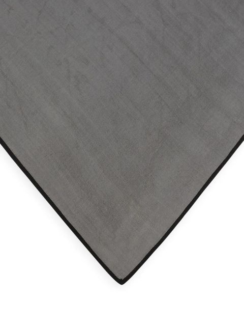 Dolce & Gabbana square silk scarf - Black - zdjęcie produktu nr 2